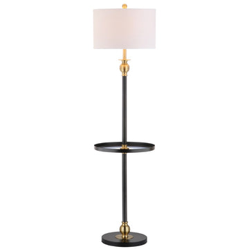 Evans 61" Metal LED End Table Floor Lamp - JONATHAN Y